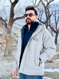 کاپشن تیوپی چرم o.L Gonglue کلاه جداشو