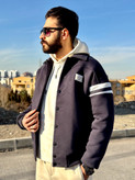 بامبر جکت پارچه دورس هنگر هی