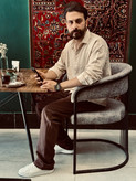 پیراهن آستین بلند پارچه لایسل دکامود