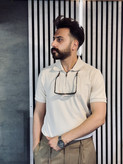 پولوشرت نیم زیپ کبریتی ZARA