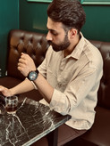 پیراهن آستین بلند پارچه لایسل دکامود