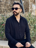 پیراهن لنین اکسپورت آستین بلند دکامود