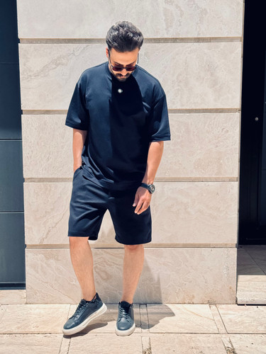 تیشرت و شلوارک پارچه لاکرا کش ZARA