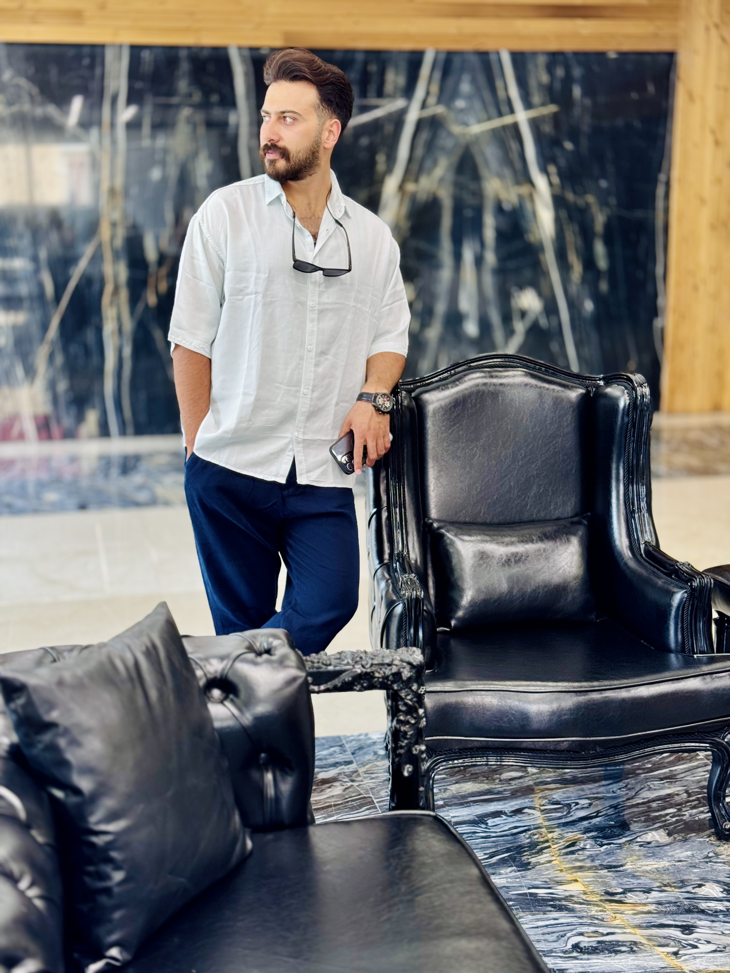 پیراهن لایوسل پارچه ریزشی دکامود