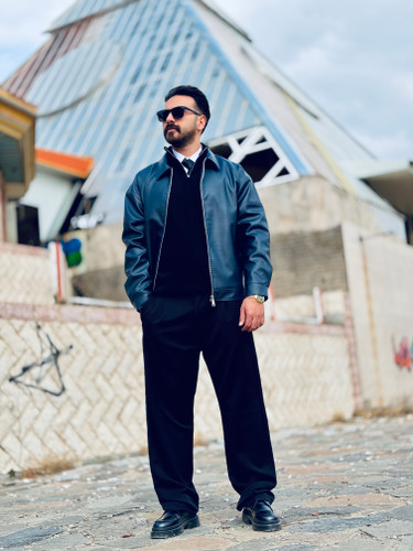 شلوار پارچه ای نیم بگ روناک جین